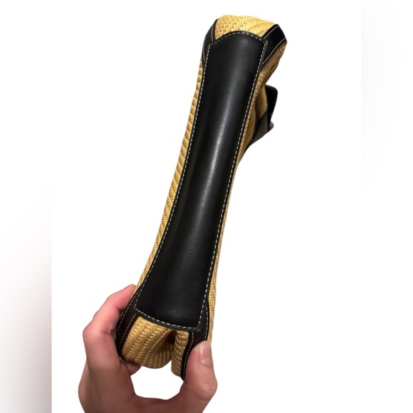 Fossil Women's Straw & Leather Handbag - Picture 9 of 11